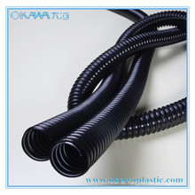 PVC-beschichteter Stahl-Verstärkungsschlauch in schwarzer Farbe